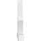 Ekena Millwork Kennewick Architectural Grade PVC Gable Bracket, 72"W x 48"H x 6"D x 6"F, 16/12 Pitch GBP072X48X0606KEN00 - alternate 5